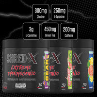 Applied Nutrition Shred X Fat Burner - ABE All Blak Everything Fat Burner, Thermo Weight Management (300g - 30 Servings) (Strawberry Kiwi)