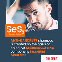 Sulsena SULSENA Anti Dandruff Shampoo for Men and Women - Effective Shampoo for Oily Hair - Anti Dandruff Relief for Itchy Scalp - Nourishing Formula - Best Anti Dandruff Shampoo for Men and Women