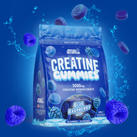 Applied Nutrition Creatine Gummies - 3000mg Creatine Monohydrate per Serving - 80 Chewable Vegan Gummies for Strength, Power & Recovery (20 Servings)