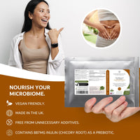 Epigenetics Lactobacillus Salivarius 15g | 5 Billion CFU Probiotic + Chicory Root Prebiotic (Inulin) | Vegan Friendly Powder for Gut Health | UK Made | 1g Daily (15 Servings)