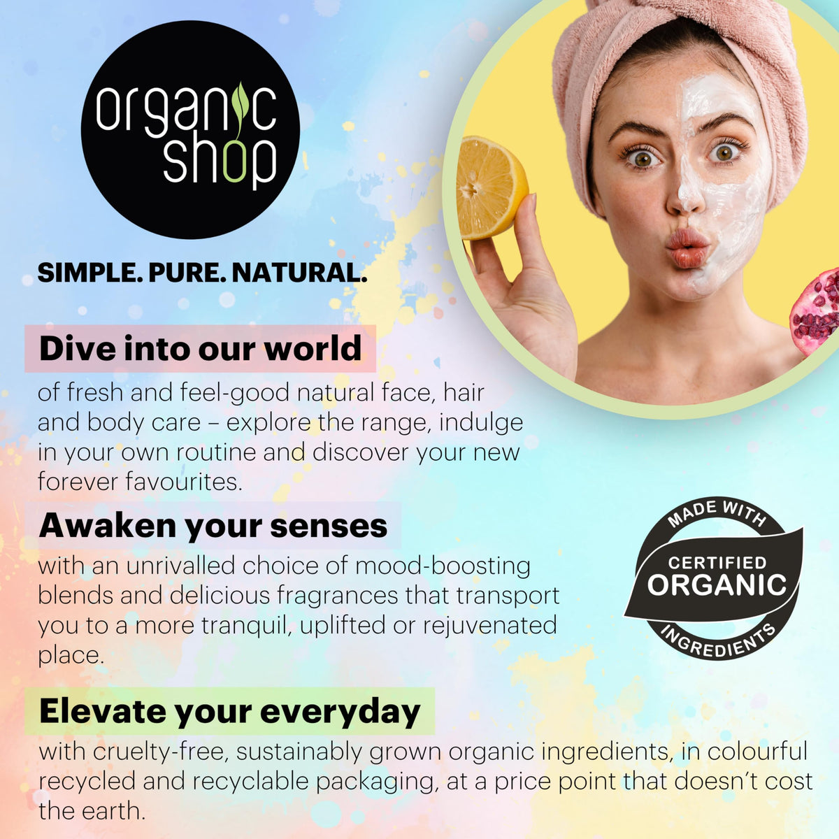 Organic Shop 250ml Body Scrub Hydrating Coconut