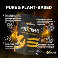 BioRevive Gut Xtreme – Advanced Gut Repair for Men & Women – Bloating Relief, Digestion Support & Gut Cleanse with Ginger, Dandelion, Fennel & Marshmallow – Reduces Water Retention & Soothes Gut Linin