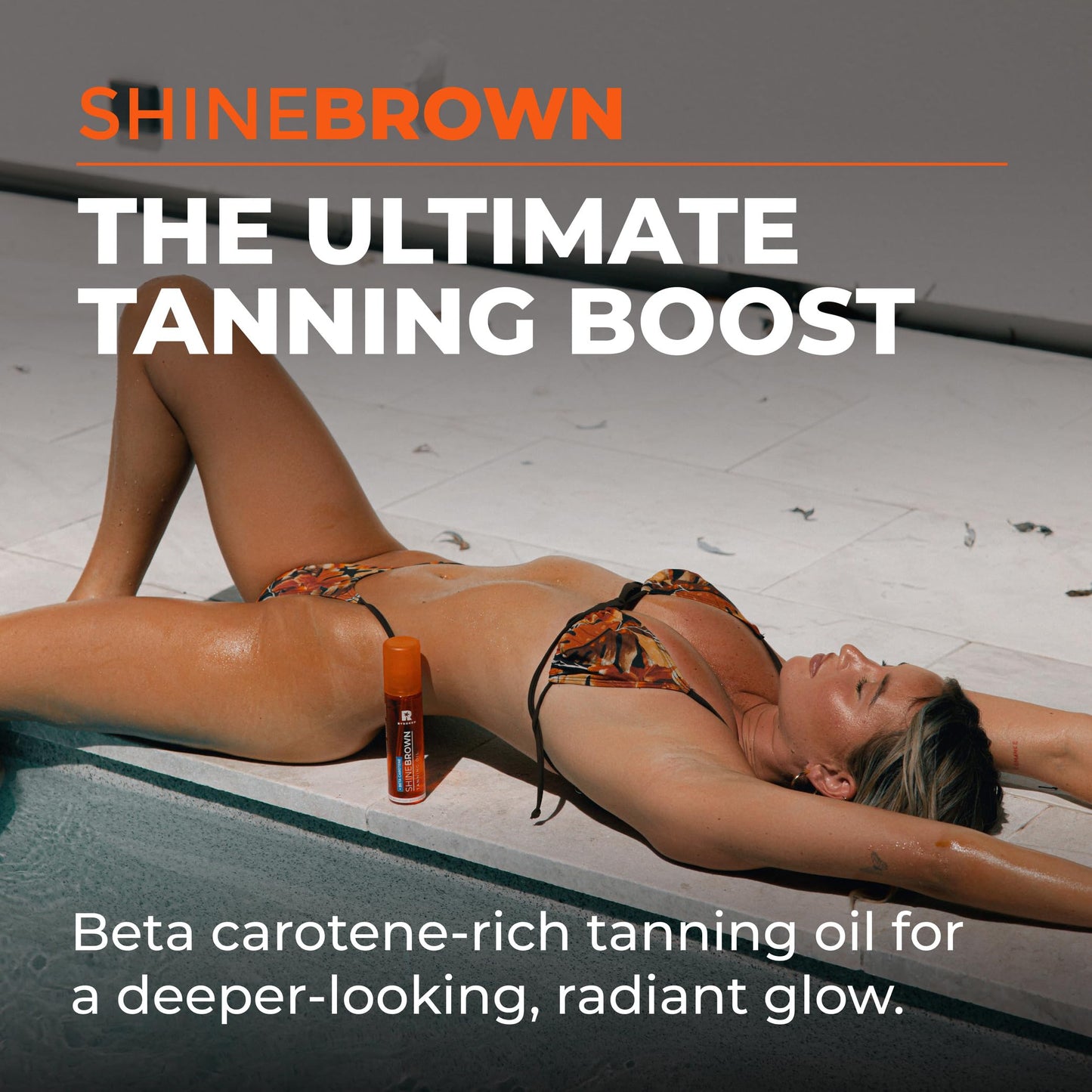 BYROKKO SHINEBROWN BYROKKO Shine Brown Beta Carotene Tanning Accelerator, Carroten Tanning Gel Effective in Sunbeds & Outdoor Sun, Natural Tan-boosting Sunbed Cream, 200 ml (Beta Carotene Oil 150 ml (Pack of 1))