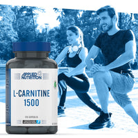 Applied Nutrition L-Carnitine 1500mg - Carnitine Supplement Premium L-Tartrate Form, High Strength, Energy Boost & Weight Management (120 Capsules - 60 Servings)