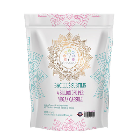 Herb-ology.co.uk Nature's Technology 7C Bacillus Subtilis | 120 High Strength Probiotic Supplements - 4 Billion CFU Bacillus Subtilis per Capsule | Spore Probiotics | Non-GMO, Gluten & Allergen Free | Manufactured in The UK