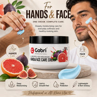 G Gabri Gabri Hand & Face Care Cream 2in1 300ml | Instantly Boosts Moisture Levels, Creates a Protective Layer & Prevents Moisture Loss | Daily Moisturising for All Skin Types