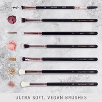 Niré Beauty Eye Brush Set - Award Winning Eye Makeup Brushes for Eyes and Brows Including Eye Shadow Brush Set, Eyebrow Brush and Tweezers