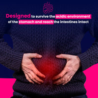 SigmaBiotics Probiotic Complex - Vegetarian Multi Strain with Lactobacillus Acidophilus & Bifidobacterium - 18 Premium Strains with 10 Billion CFU - Digestive and IBS Support Supplement- 30 Capsules