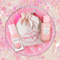MOJEE BEAUTY Skincare Bundle with Glow Recipe Watermelon Glow PHA+BHA Pore-Tight Toner 40ml, Pink Juice Moisturiser 25ml and Mojee Beauty Canvas Bag