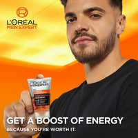L’Oréal Paris men expert L’Oréal Paris Men Expert Wake-up Effect Face Wash 100ml, Hydra Energetic Face Wash With Vitamin C*, for Dull and Tired-Looking Skin, Cleanses Pores and Energises Skin