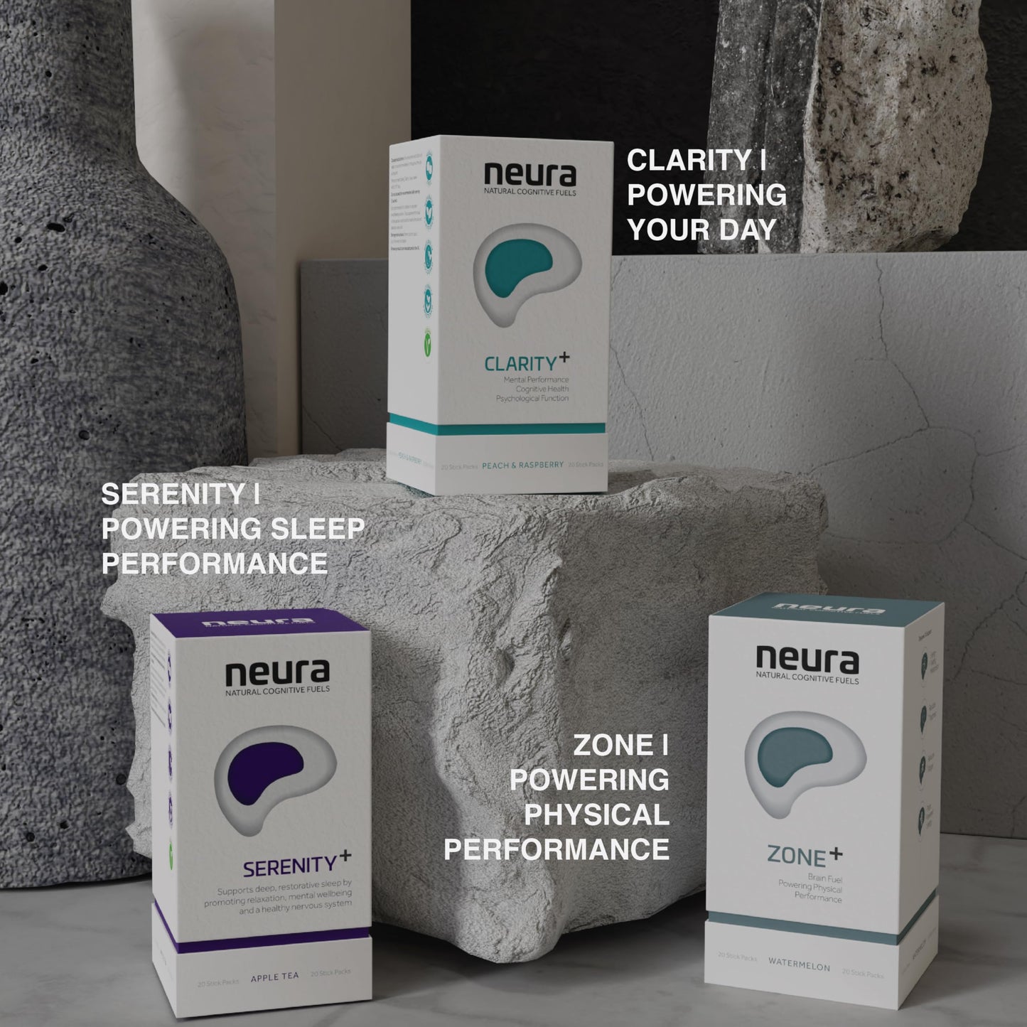 Neura Natural Cognitive Fuels Neura Clarity+ Lion’s Mane Nootropic Drink – Brain Focus & Mental Clarity – Green Apple Flavour – 20 Sachets