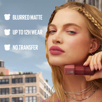 Maybelline Super Stay Teddy Tint, Up To 12 Hour Blurred Matte, Plush Comfort, Longwear, Transferproof, Vegan, 8 Buildable Lip Shades, (Shade: Current Mood)