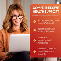 Simply Supplements 50 Plus Formula for Over 50s | Multivitamin & Mineral Complex | 360 Tablets
