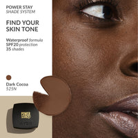 Avon Cream To Powder 3-in-1 Foundation, Concealer and Powder, Long Lasting Foundation Compact, Natural Looking Base that Lasts, SPF 15, 525N, Dark Cocoa