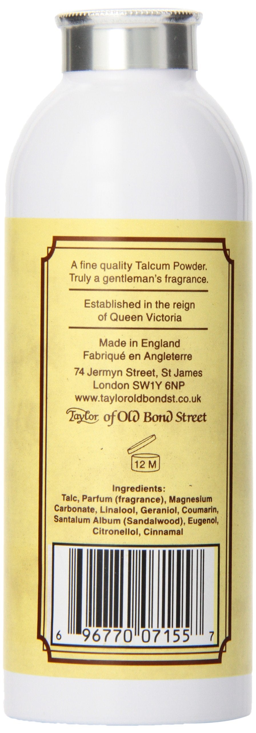 Taylor of Old Bond Street Talcum Powder, 100g