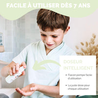 OUATE - Ma Crème de Heroes - Hydrating and Protective Face Jelly for Boys - 7-8 Years - Amber / Cedar - 97% Natural Ingredients - Vegan - Made in France - Pump Bottle 50 ml