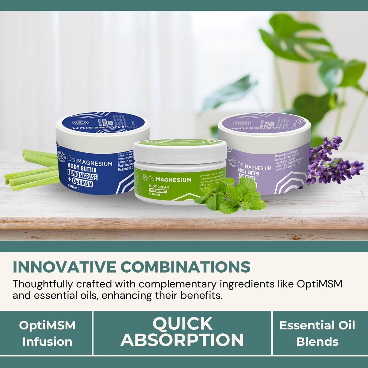 Osimagnesium Magnesium and OptiMSM Body Butter, 0.2369 kg