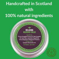 Me-Time Therapies Relaxing Massage Balm with Lavender, Geranium & Bergamot 100g – Professional Aromatherapy Balm for Relaxation & Reflexology – Me Time Therapies. Made in UK