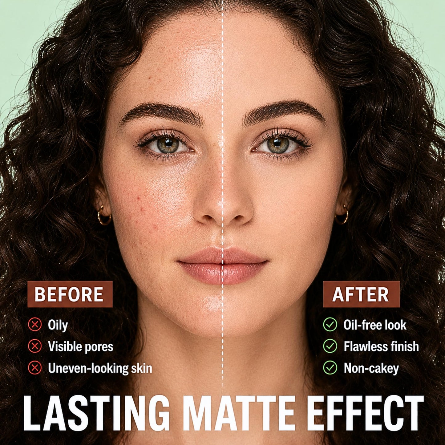 Lumiter Green Colour Corrector for Redness, Anti-Redness Face Primer, Natural Make up Primer for Sensitive Skin, Green Concealer, Lightweight Hydrating Formula, 40g