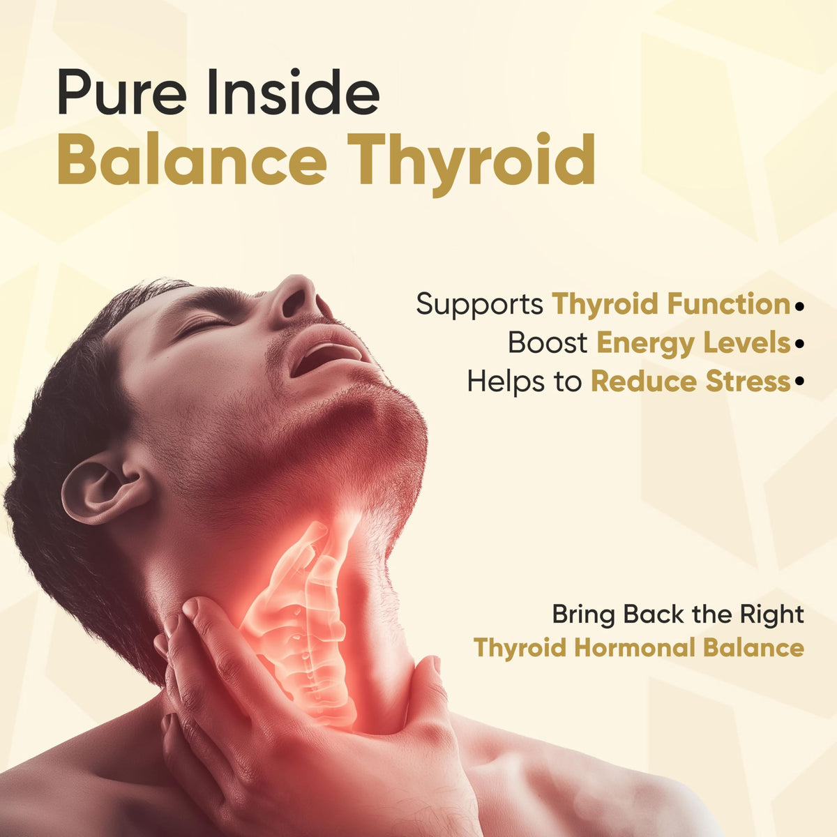 Vitaminnica Because your Health Matters Vitaminnica Thyroid Support- Advanced Formula for Thyroid Health - Energy & Focus Formula with Iodine, Vitamin D3 Complex, Zinc, Selenium, Ashwagandha, Copper | Vegan | 60 Capsules