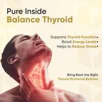 Vitaminnica Because your Health Matters Vitaminnica Thyroid Support- Advanced Formula for Thyroid Health - Energy & Focus Formula with Iodine, Vitamin D3 Complex, Zinc, Selenium, Ashwagandha, Copper | Vegan | 60 Capsules