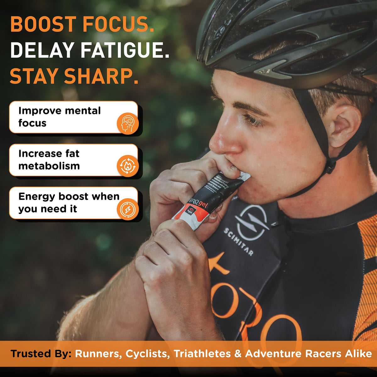TORQ Running Gels with Caffeine & Electrolytes - 2:1 Maltodextrin: Fructose for Endurance Sports & Optimal Performance | Energy Gels for Running, Cycling & Sport - 89mg Guarana | 6 Pack Sample Box