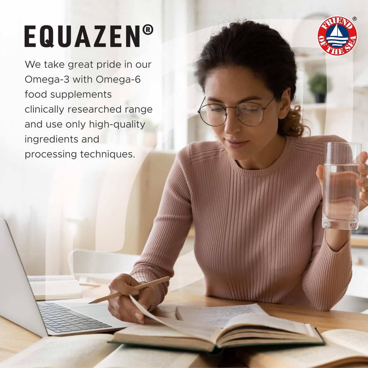 Equazen EQUAZEN Chews | Omega 3 & 6 Supplement | Blend of DHA, EPA & GLA | Supports Brain Function | Suitable for Children from 3+ to Adults | 60 Strawberry Flavoured Chews
