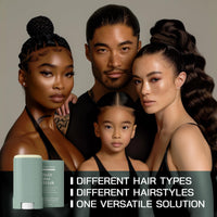 Cleo Cora Hair Wax Stick - Styling Wax Stick for Women, Men, Kids - Hair Stick for Flyaways & Frizz with Beeswax, Castor & Rosemary Oil - Creates Texture & Strong Hold for Slick Hair - Non-greasy