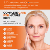 HealthyDerm Super Vitamin C Face Serum: Hydrating Facial Serum with Hyaluronic Acid, Niacinamide, Peptides, Vitamin C, Vitamin E & Bakuchiol – 30 ml