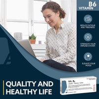 Vitamin B6 by AGEPHA Pharma | 20mg Pyridoxine Tablets | Vitamin B6 Deficiency Tablets for Diabetics and Pregnant | Specially Micronized for Easy Intake | 20 Tablets | Highest Grade EU Quality