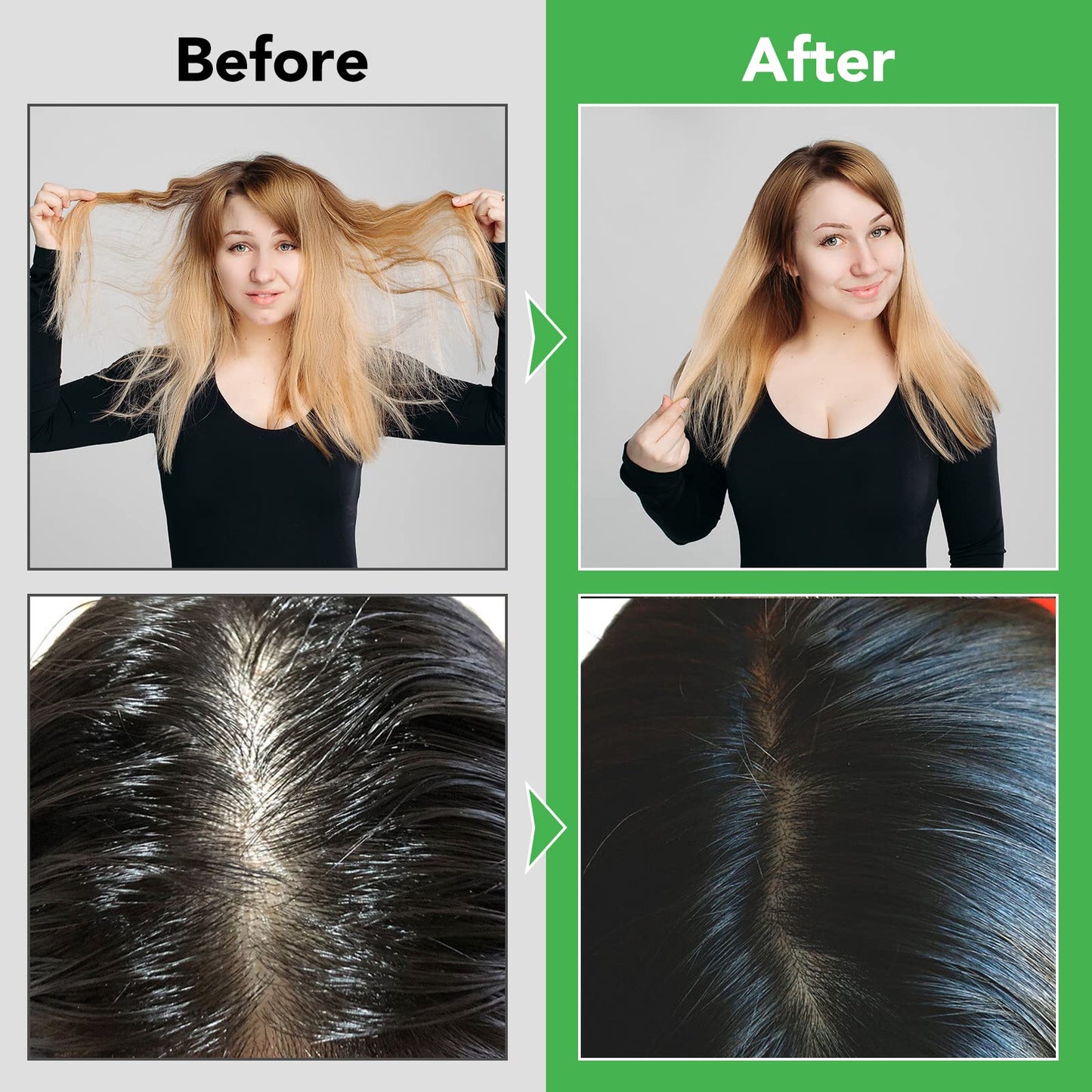 Bibonse Rosemary Conditioner, Rosemary Mint Conditioner, Organic Hair Growth Conditioner for Dry Damaged Hair, Supports Hair Strengthing, Nourishes Scalp, Biotin Hair Conditioner for Men Women, 300 ml