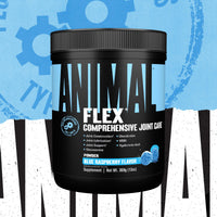 Animal ANIMAL Flex Comprehensive Joint Care - 4 Unique complexes for Joints, Bones & Cartilage - with Vitamins A & E, glucosamine, Flaxseed Oil & hyaluronic Acid - Blue Raspberry, 369g