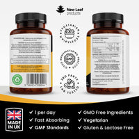 Vitamin D3 K2 - Vitamin D3 4000iu & Vitamin K2 100ug (MK7) 4 Months Supply, Supports Immunity, Calcium Absorption and Bone Health, Non-GMO, UK Made by New Leaf 365 Micro Small Vegetarian Tablets,