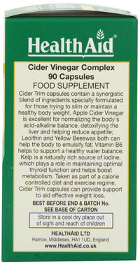 HealthAid Cider Trim - 90 Capsules
