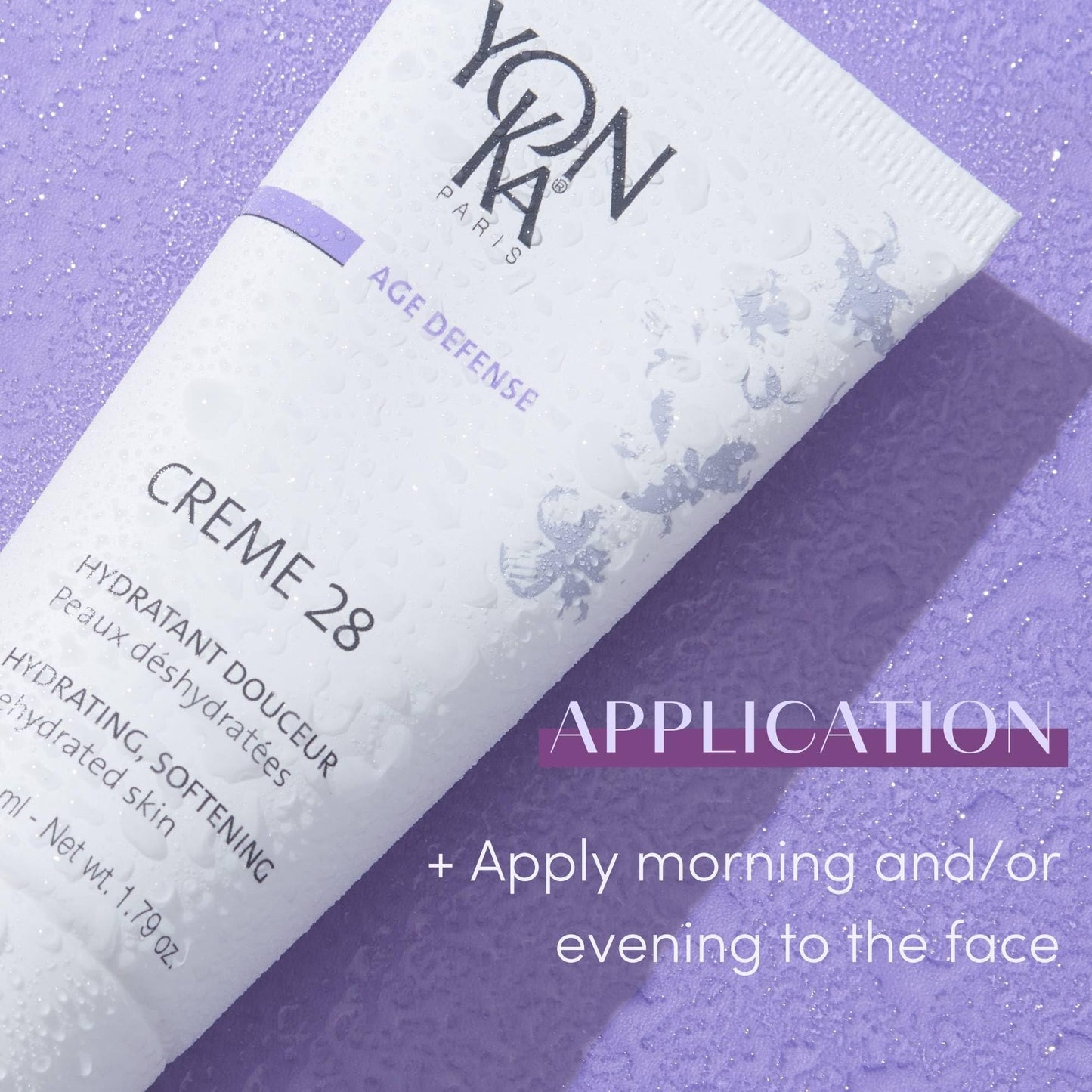 Creme 28 Yonka Hydrating Face Cream for Dehydrated Skin 50ml | Intensely Nourishes and Provides Comfort | 93% Natural Origin I With Essential Oils and Vitamins