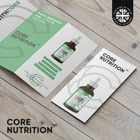 Liquid Chlorophyll Drops for Water - High Strength of 12,000mg per 2X 60ml Bottle at 4X Concentration - 4 Month Supply of Chlorophyll Liquid Drink - Made in UK by Core Nutrition (2X Pack)