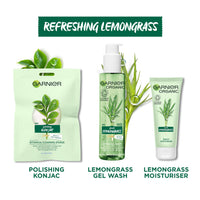 Garnier Organic Detox Gel Wash, Lemongrass, 150 Ml, Pack Of 1