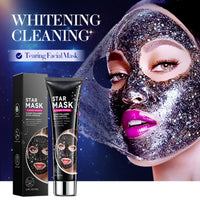 TBeautfave Peel off Face Masks, Starry Sky Face Peel Anti Wrinkle Anti Aging Facial Mask, Oil-Control Anti-Acne Detox Cleansing Skin Care Face Lifting Firming Mask