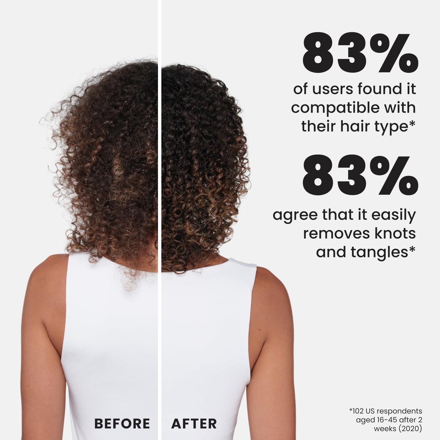 Tangle Teezer Naturally Curly Ultimate Detangler Hairbrush for 3C-4C Curly Coily Hair - Two-Tiered Teeth Define Curls & Reduce Frizz - Mango & Pink
