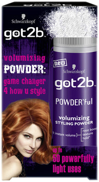Schwarzkopf got2b POWDER'ful Volumising Styling Powder 10g (Pack of 2)