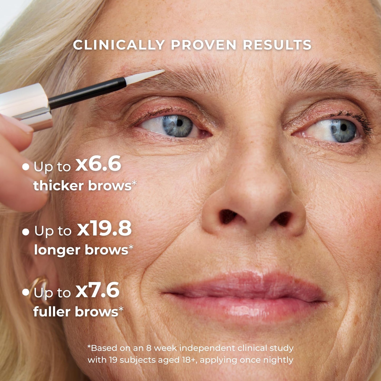 WUNDERBROW Wunderbrow Growth Enhancer Brow & Lash Serum, 2-in-1 Growth Serum For Fuller, Thicker, Healthier Brows & Lashes, Clinically Tested Formula, Visible Results in 6-8 weeks