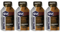 GU Gu Energy Roctane Energy Running Gels - 4 Gel Taster Pack - Sports Energy Gels For Running, Cycling, Triathlon (4 x 32g Sachets) (Cold Brew Coffee)