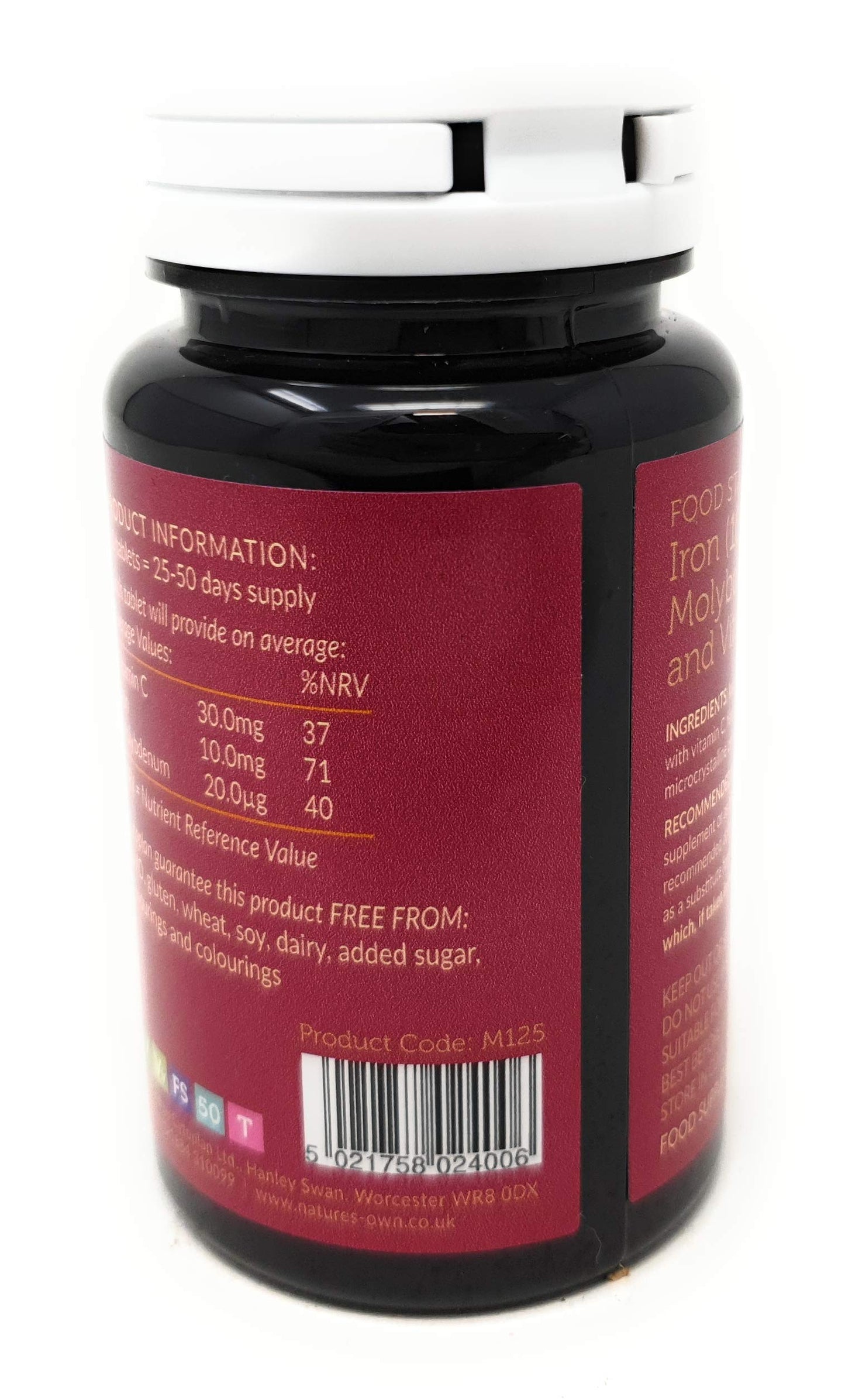 Natures Own Food State Iron Molybdnm 50 Tablets