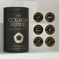 Premium Collagen Powder - Collagen Supplements for Women & Men - Pure Bovine Collagen Peptides 400g - Hydrolysed Collagen Type 1 and 3 for Skin, Hair & Nails - Tasteless, Dissolves Easily, Mixes Well
