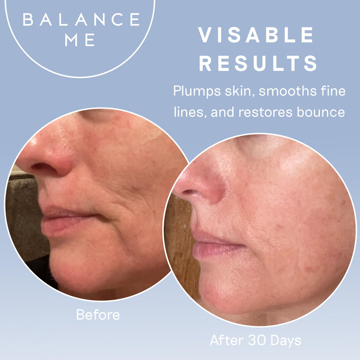 Balance Me Tripeptide Plumping Cloud Cream 50ml, Face Moisturiser for Day and Night Use with Ceramides and Hyaluronic Acid, Collagen For Anti Aging and Anti Wrinkle