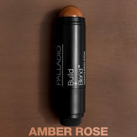 Palladio Contouring Makeup Stick BUILD + BLEND Contour Stick Makeup, Face Makeup for Perfect Sculpting Look, 0.23 Ounce (Amber Rose)