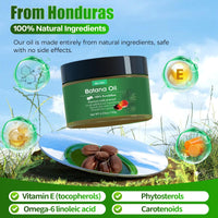 Go Ho Raw Batana Oil for Hair Growth,100% Pure Batana Oil Organic Dr. Sebi,Rich in Vitamin E, Increases Shine,Scalp and Hair Care for Women&Men,Prevent Hair Loss(120g)