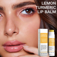 SHEBEEDO Lemon and Turmeric Lip Balm Lightening for Dark Lips,Lip Repair Balm for Brighten & Nourish Dark Lips Effortlessly,Lip Exfoliator Scrub for Softening & Moisturizing,Hydrating Repairing