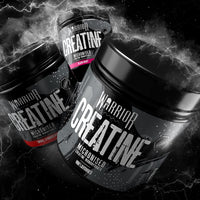 Warrior, Creatine Monohydrate Powder - 300g - Micronised for Easy Mixing - for Recovery & Performance, Savage Strawberry