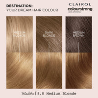 Clairol CLAIROL COLOUR STRONG PERMANENT HAIR DYE - 8.0 MEDIUM BLONDE